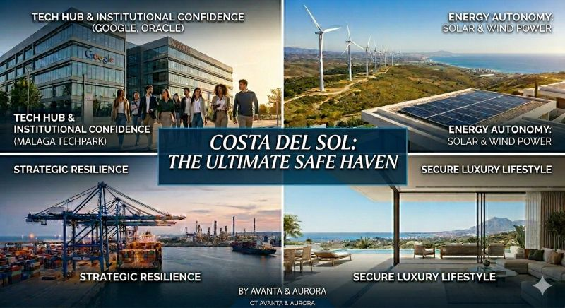 Why the Costa del Sol is Emerging as the Global “Safe Haven” of the Modern Era